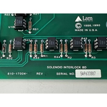 LAM Research 810-17004-001 Solenoid Interlock BD